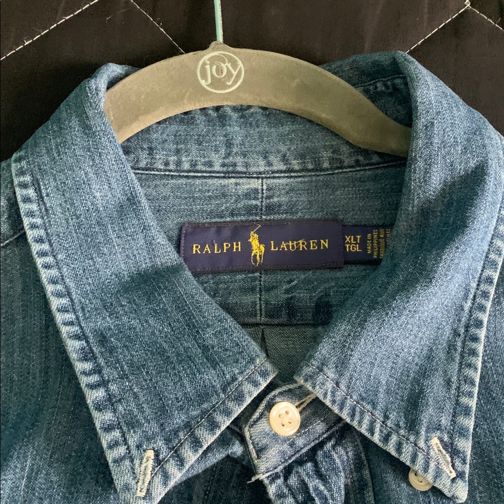 Ralph Lauren Classic Blue Button-Up